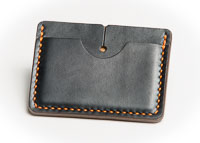 minimalist leather wallet